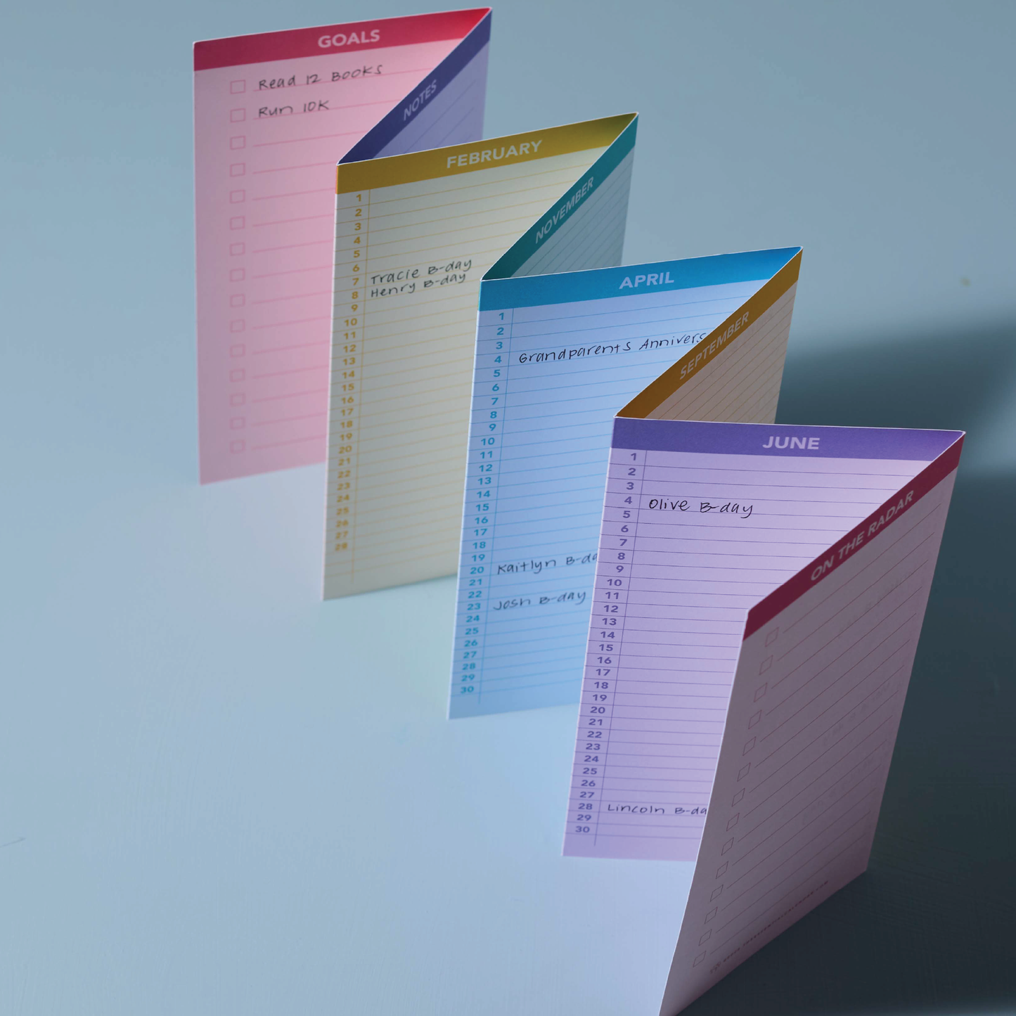 Foldable Yearly Calendar