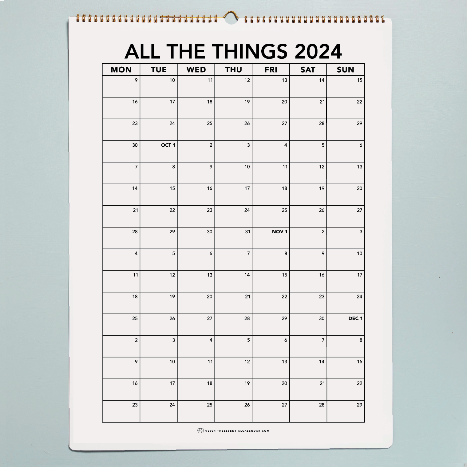 2024-2025 Monday Start Bound Calendar for Organized Planning – The Essential Calendar 2024-2025-monday-start-bound-calendar-for-organized-planning-the-essential-calendar
