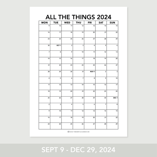 2024 All the Things Calendar
