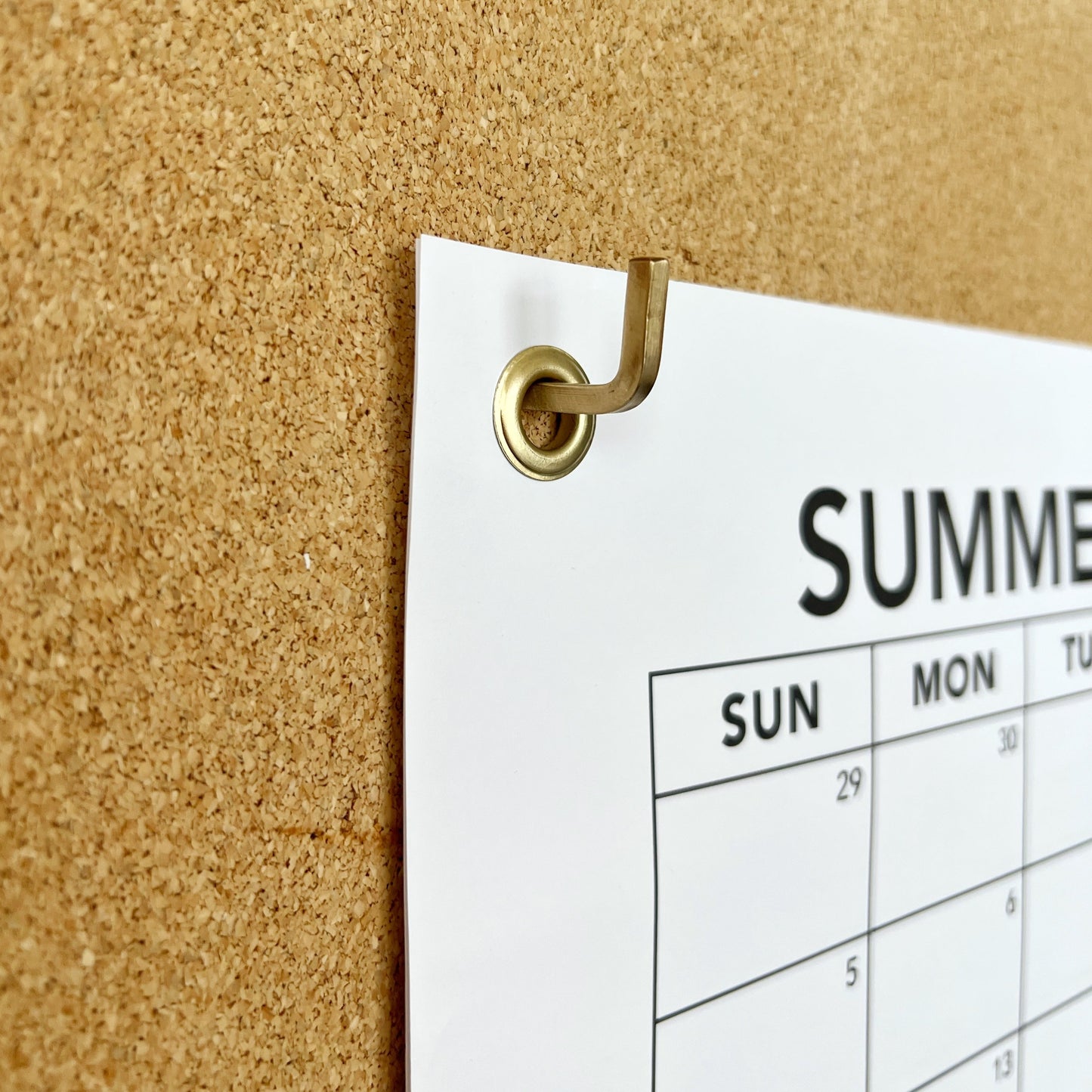 Brass Grommet & Hook