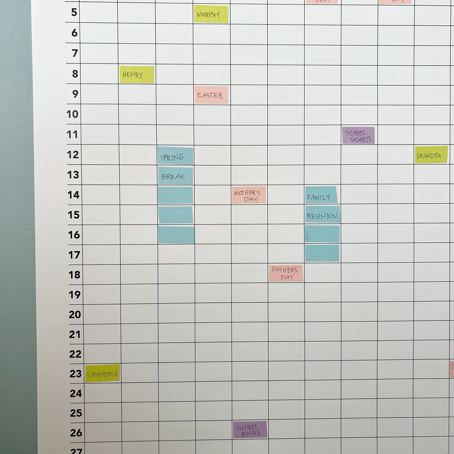 Year at a Glance | Jan - Dec