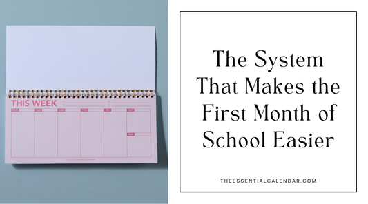 The Family Scheduling System That Makes the First Month of School So Much Easier