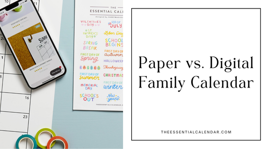 Paper vs. Digital Family Calendar: Which One Works Better for Busy Moms?
