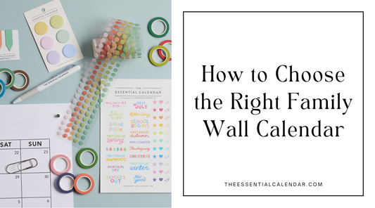 How to Choose the Right Family Wall Calendar in 2026 (And What to Look for Before You Buy)