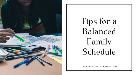 Managing Homework and Extracurriculars: Tips for a Balanced Family Schedule