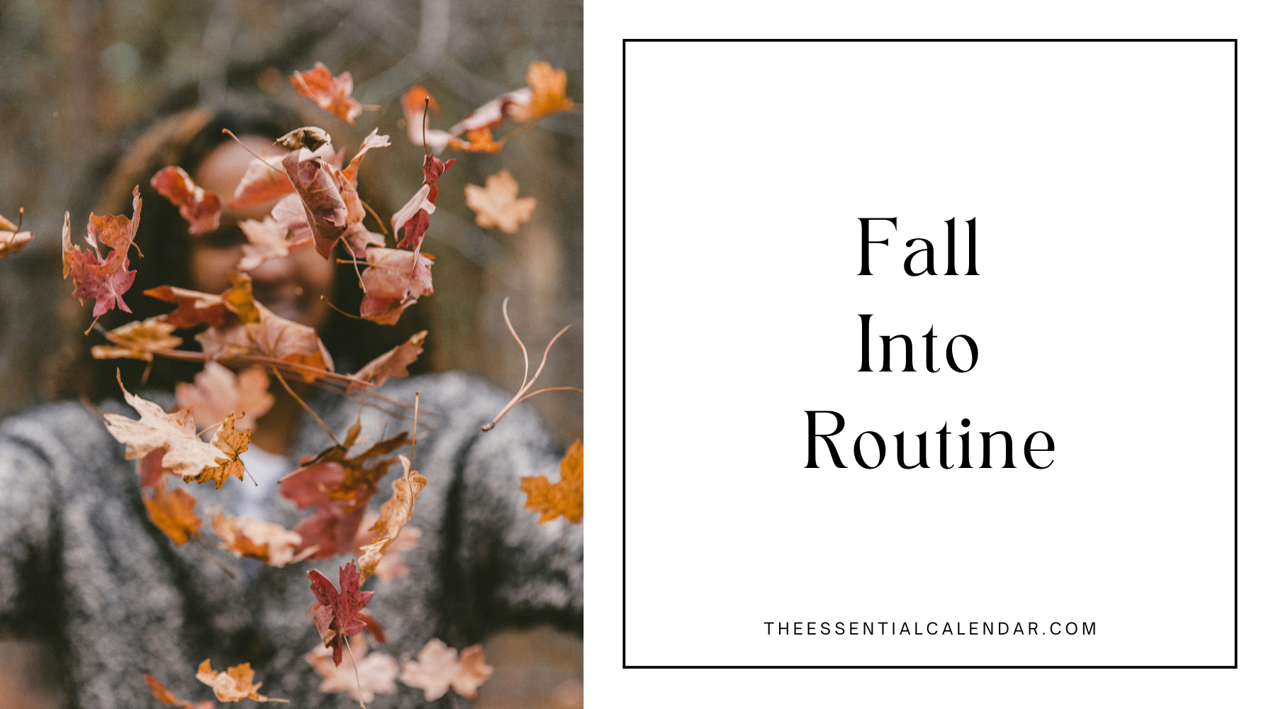 Fall Into Routine: Establishing New Schedules as School and Activities ...