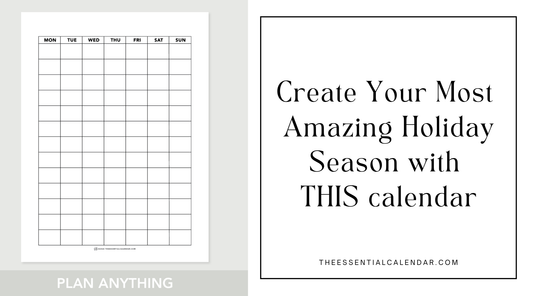 How to Create Your Most Amazing Holiday Season Using This Calendar