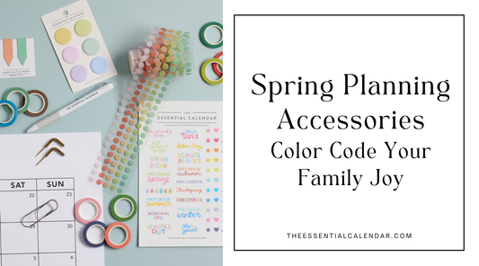 Spring Planning Accessories: Color Code Your Family Joy