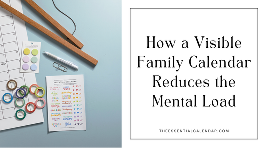 The Mental Load of Family Scheduling: How a Visible Calendar Reduces Stress for Moms
