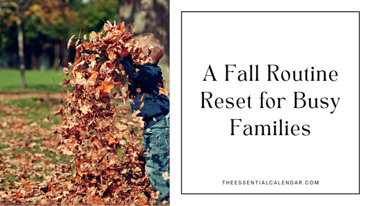 A Fall Routine Reset Before the Season Gets Away From You