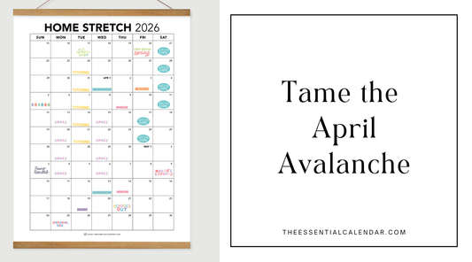 Tame The April Avalanche: Simple Steps to Stay Calm and Happy