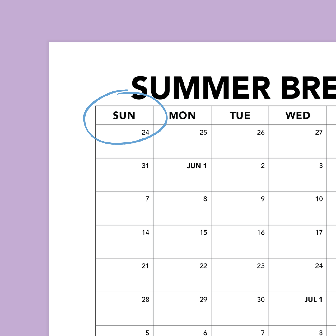 Essential Family Sunday-start Calendars