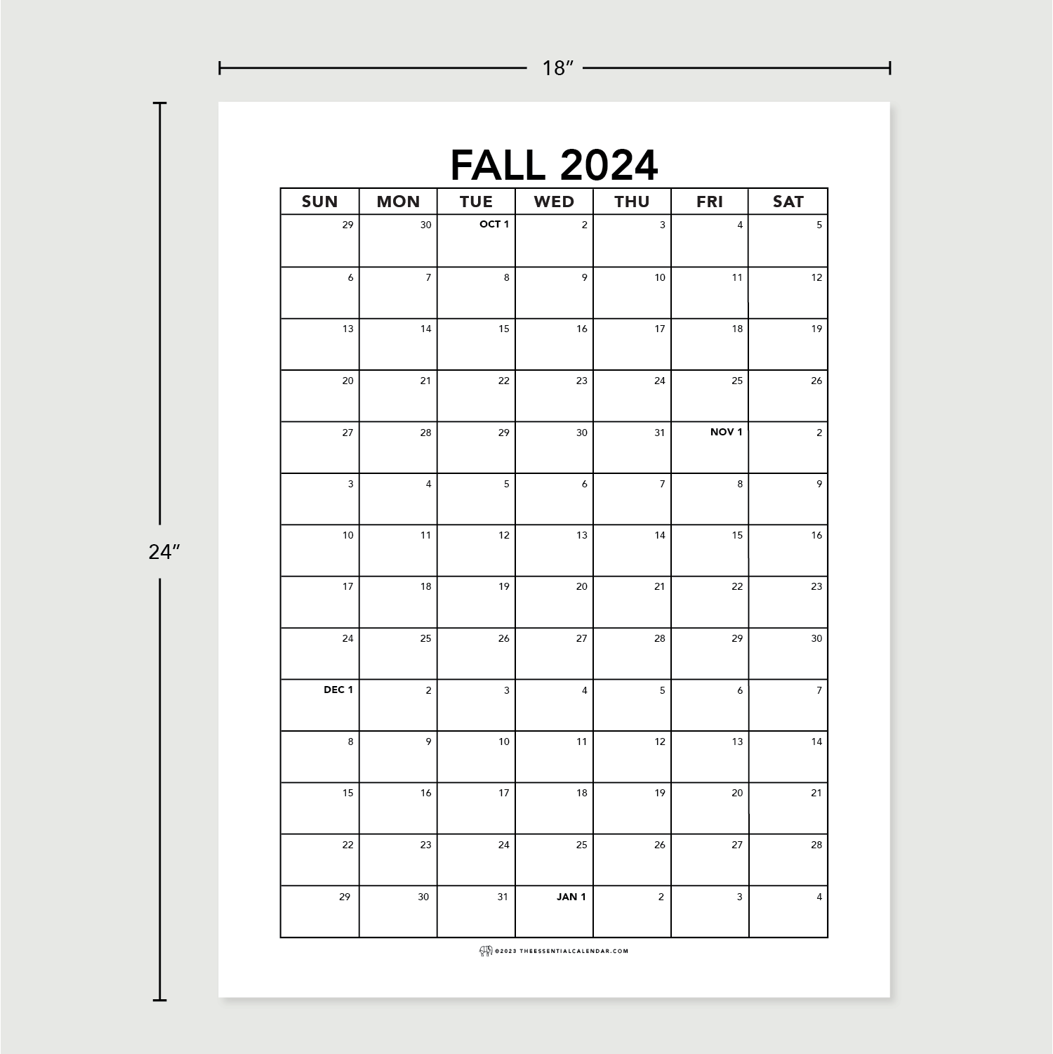 2023 Spring Calendar Seasonal Calendar The Essential Calendar