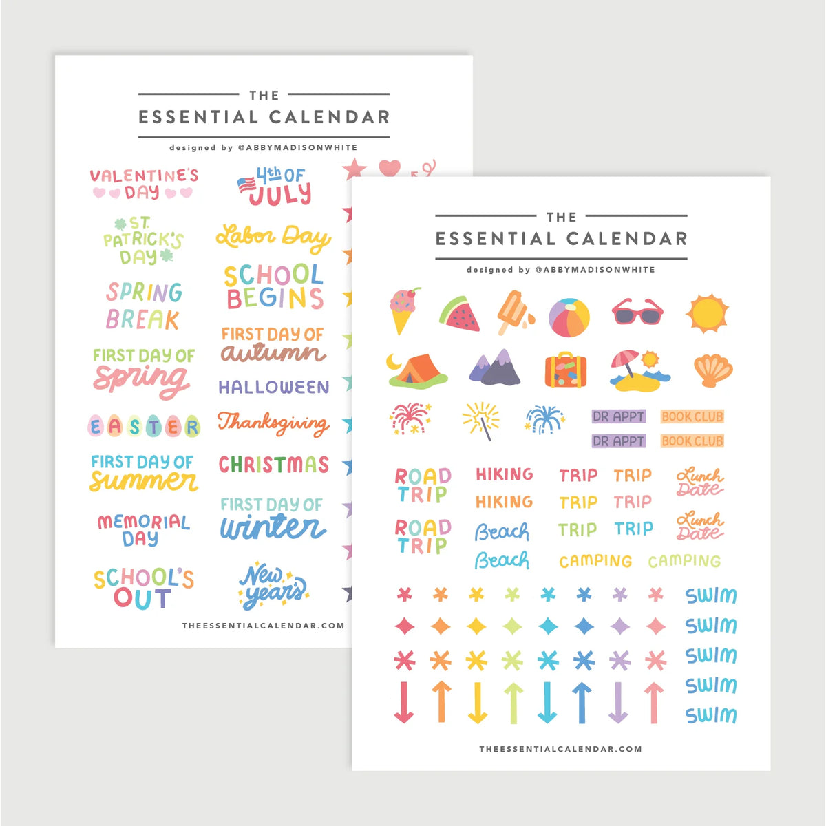 Design Essentials Calendar Accessory Bundle - Deluxe – The Essential Calendar