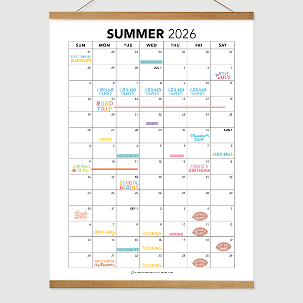2026 Sunday-start Seasonal Calendar image 4