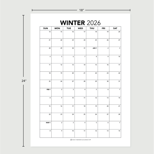 2026 Sunday-start Seasonal Calendar image 10