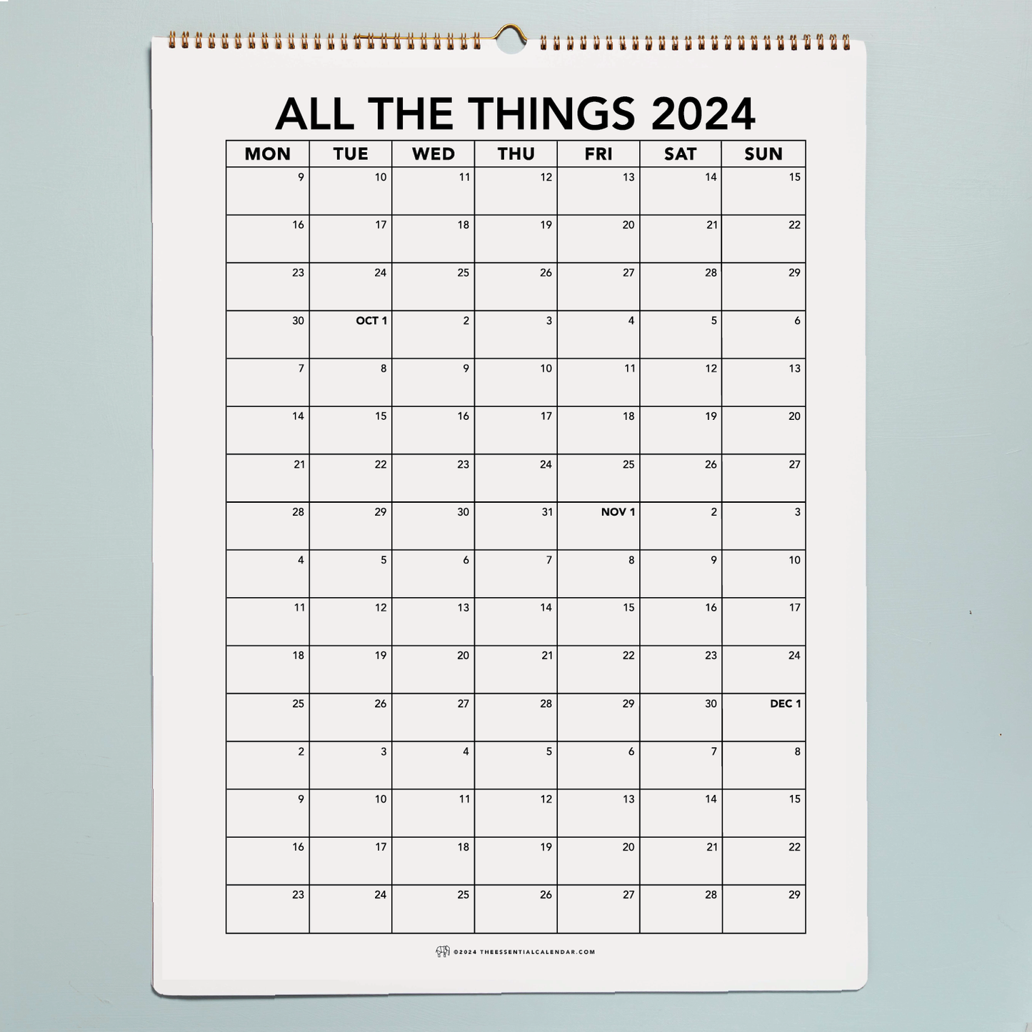 2024-2025 Monday Start Bound Calendar for Organized Planning – The Essential Calendar 2024-2025-monday-start-bound-calendar-for-organized-planning-the-essential-calendar