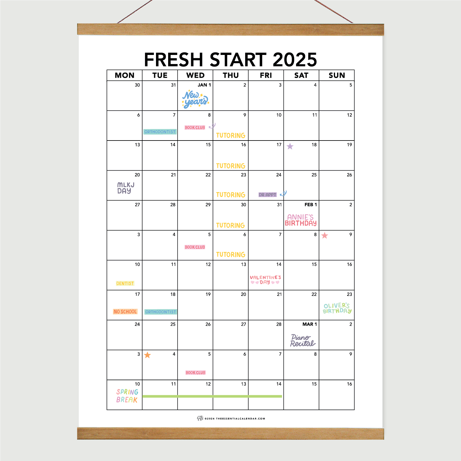 Quarterly Calendar Club: Monday-Start – The Essential Calendar quarterly-calendar-club-monday-start-the-essential-calendar