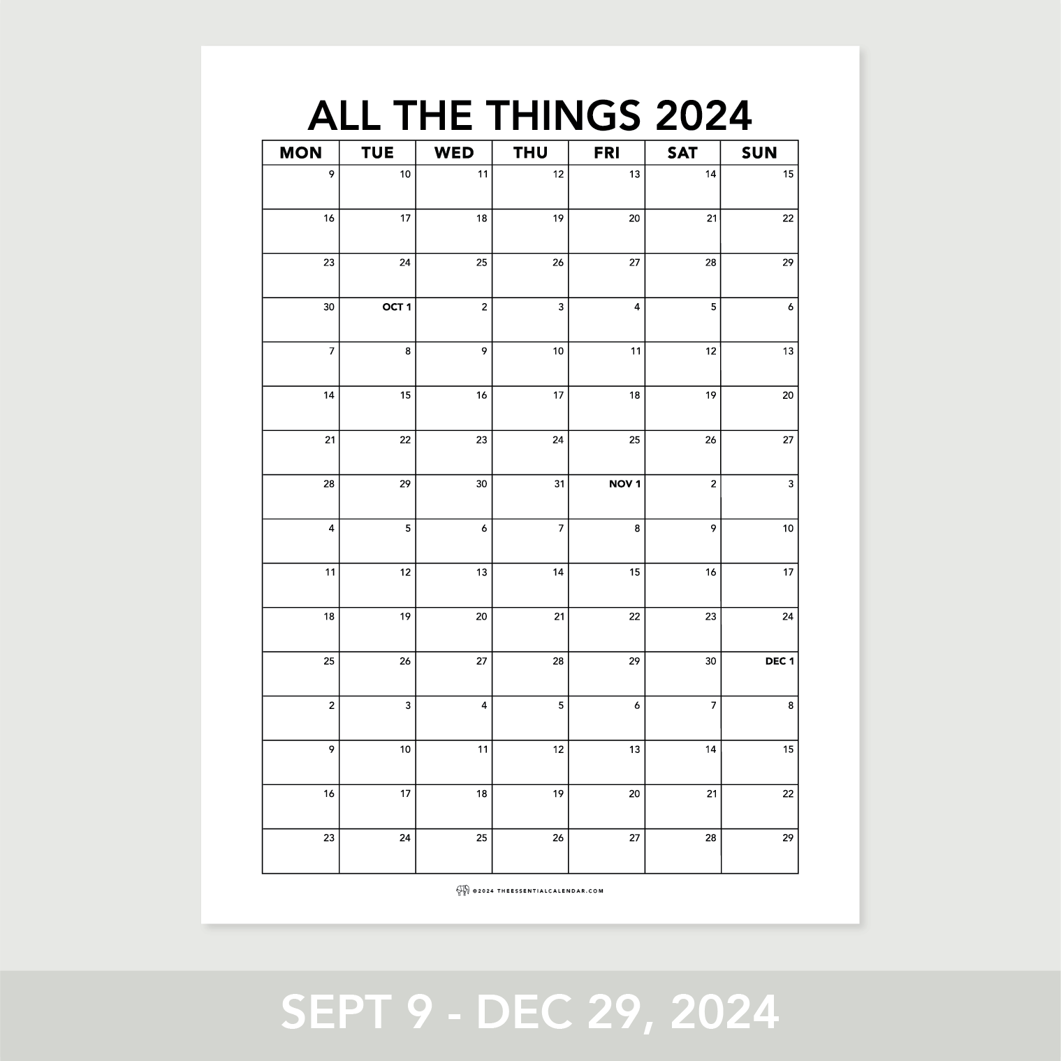 Quarterly Calendar Club: Monday-Start – The Essential Calendar quarterly-calendar-club-monday-start-the-essential-calendar