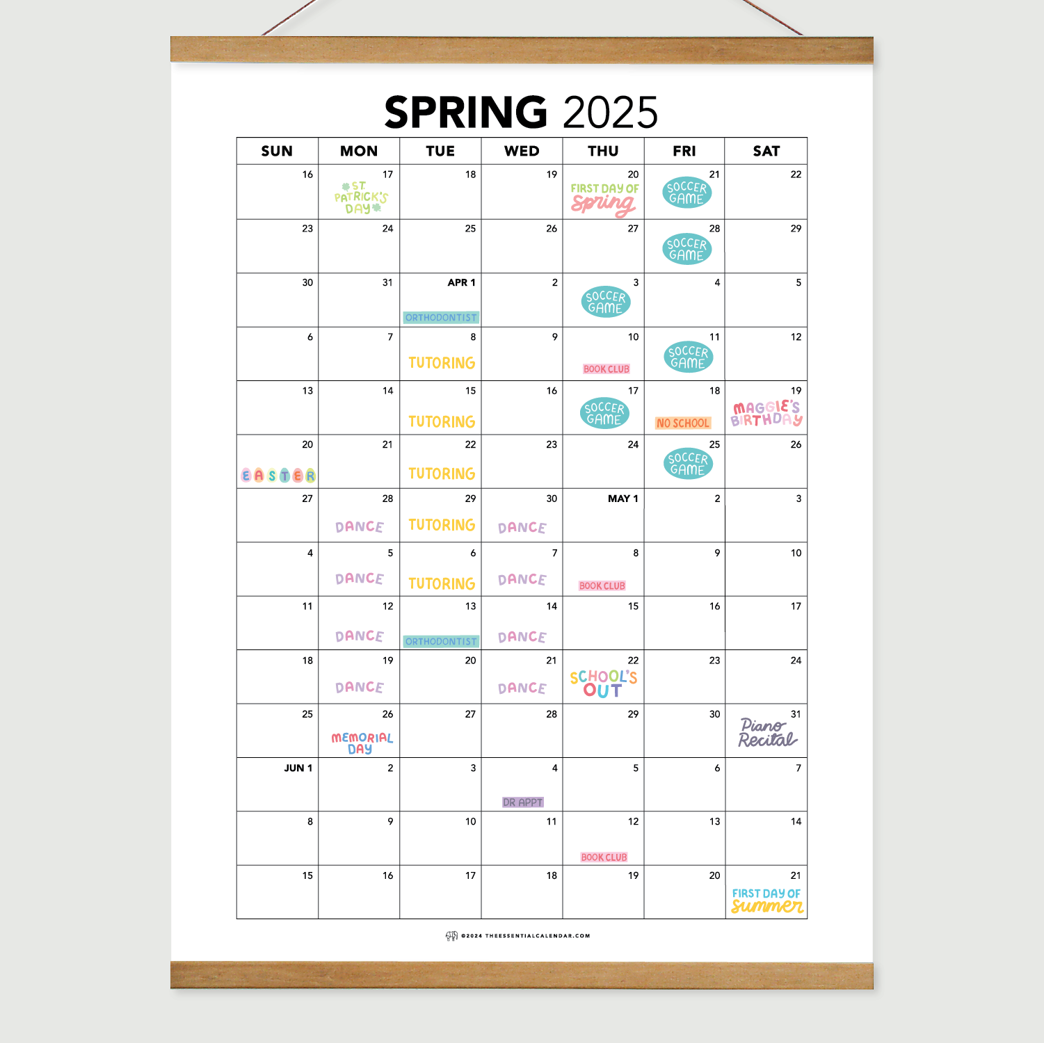 2025 Sunday-start Spring Calendar – The Essential Calendar 2025-sunday-start-spring-calendar-the-essential-calendar