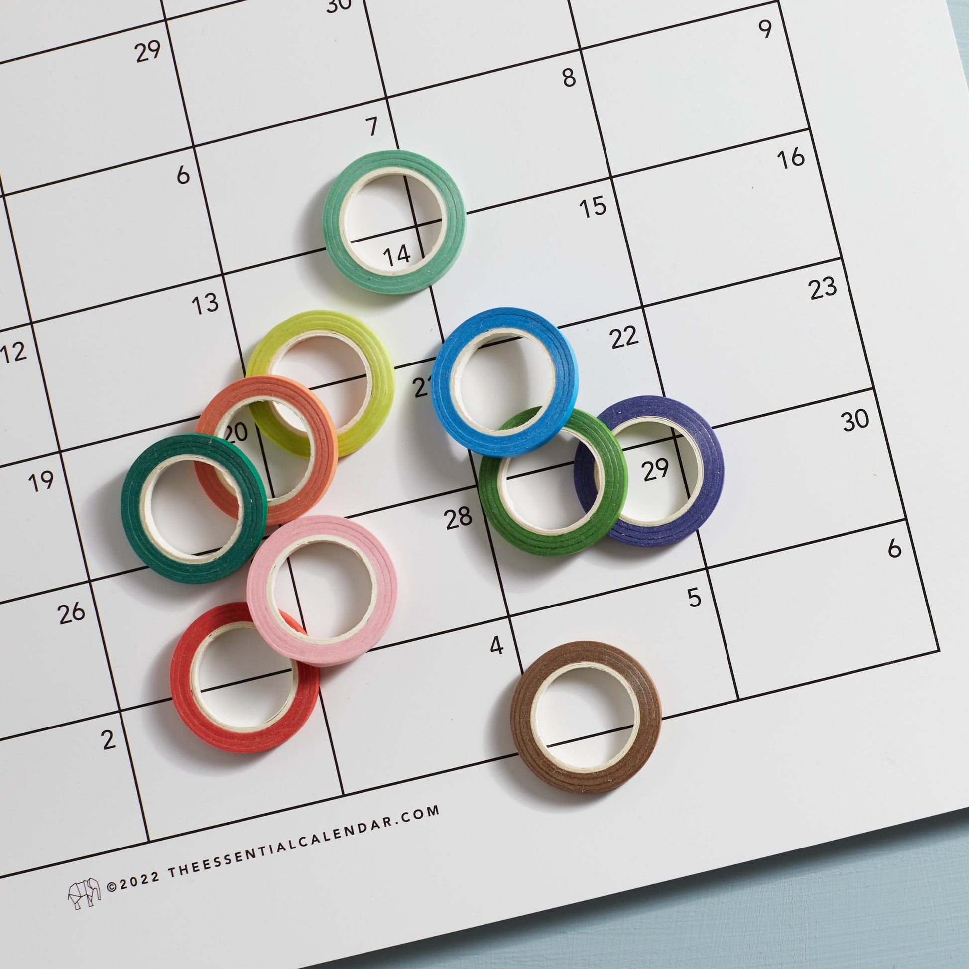 Washi Tape Color Options